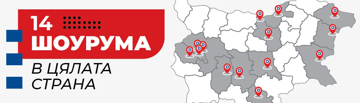 Банер - Шоуруми в цялата страна