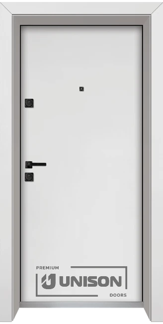 Входна врата Унисон Оптима Симпъл Бял Мат