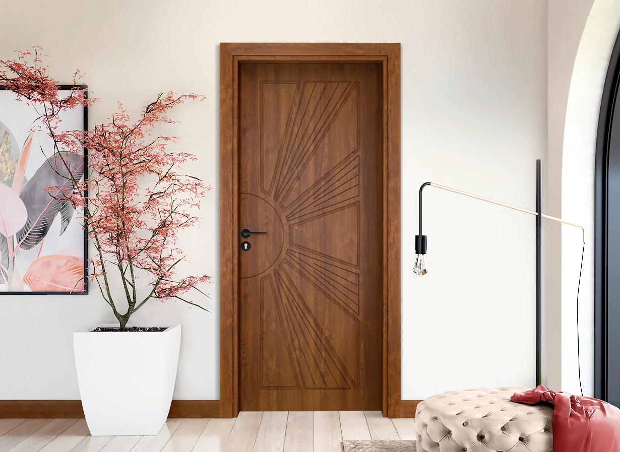 Интериорна врата Gama 204p, цвят Златен дъб