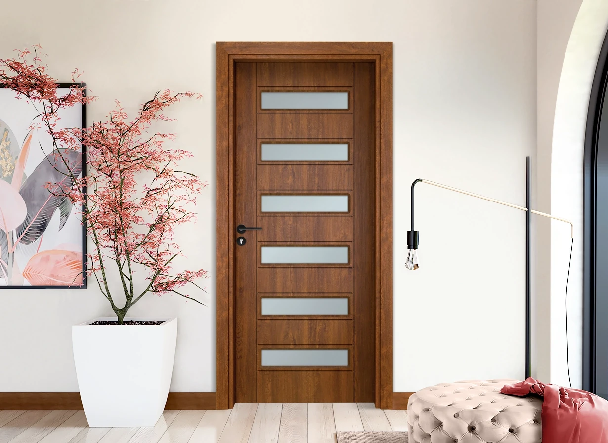 Интериорна врата Gama 207, цвят Златен дъб